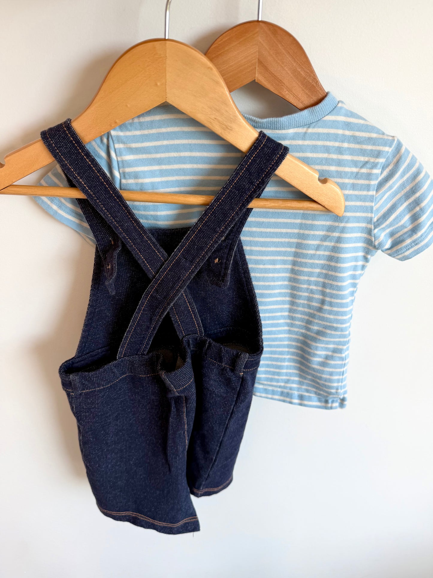 Crab Overalls + T-shirt Set / 24m
