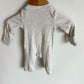 Grey Newborn Organic Rib Sleeper / 0m