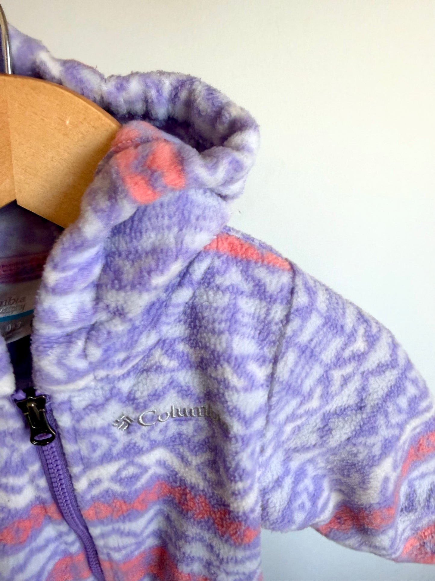 Columbia Purple Aztec Bunting Suit / 0-3m
