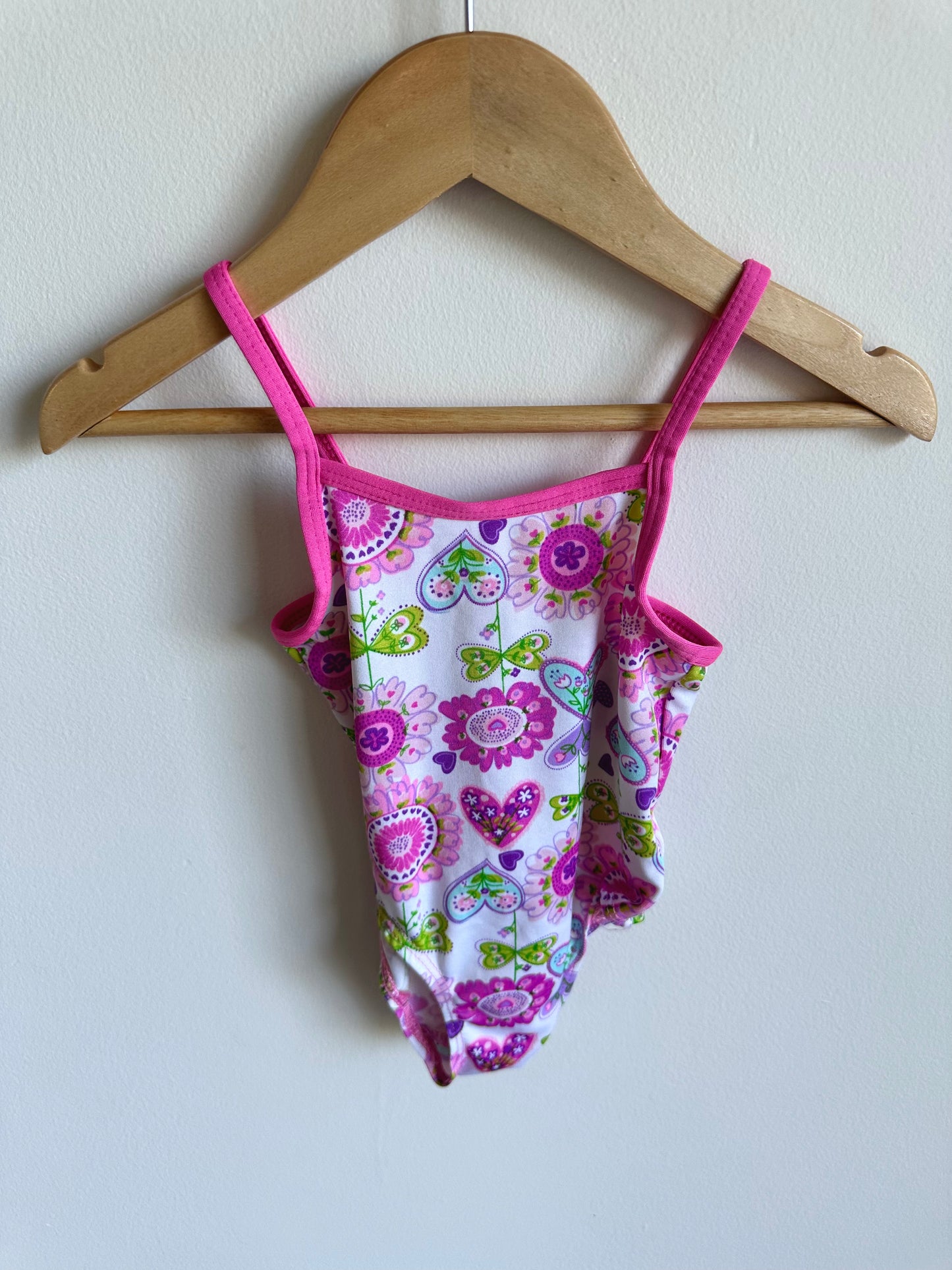 Flower + Heart Swimsuit / 18-24m