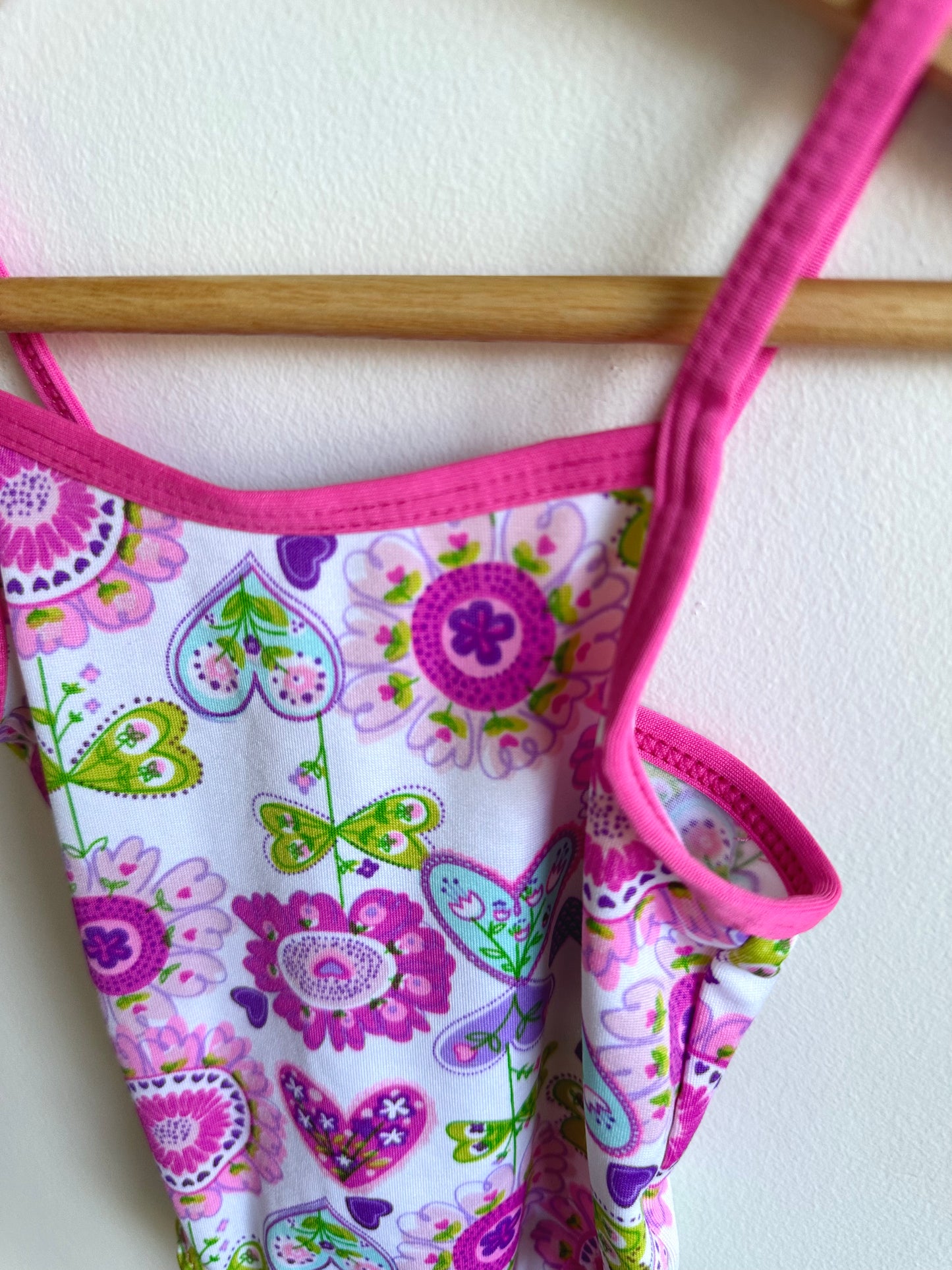 Flower + Heart Swimsuit / 18-24m