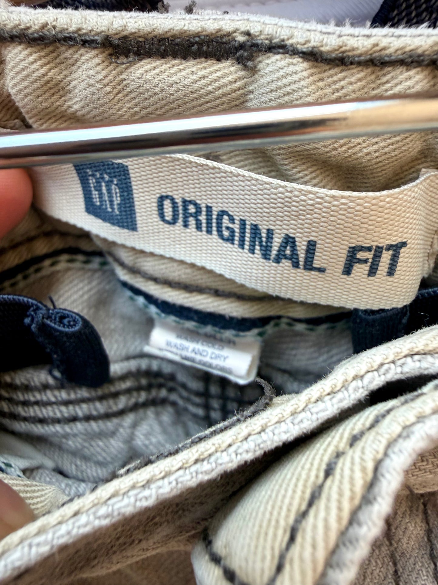 Gap Grey Wash Jeans With Adjustable Waist / 18-24m