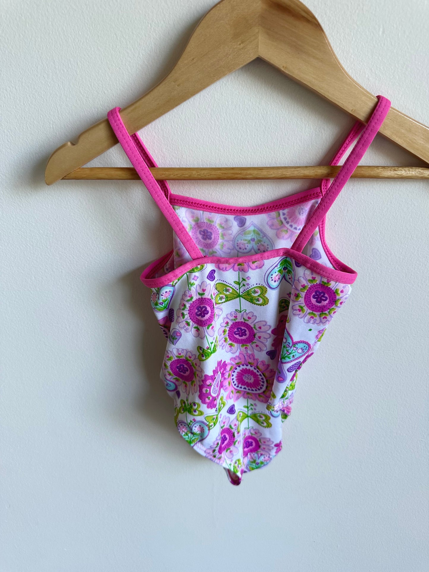 Flower + Heart Swimsuit / 18-24m