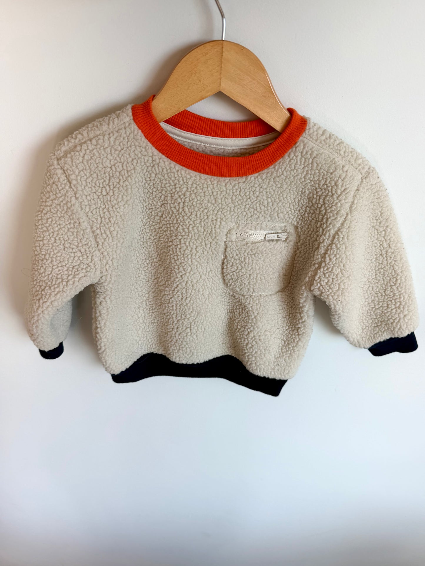 Sherpa Pocket Sweater / 18-24m