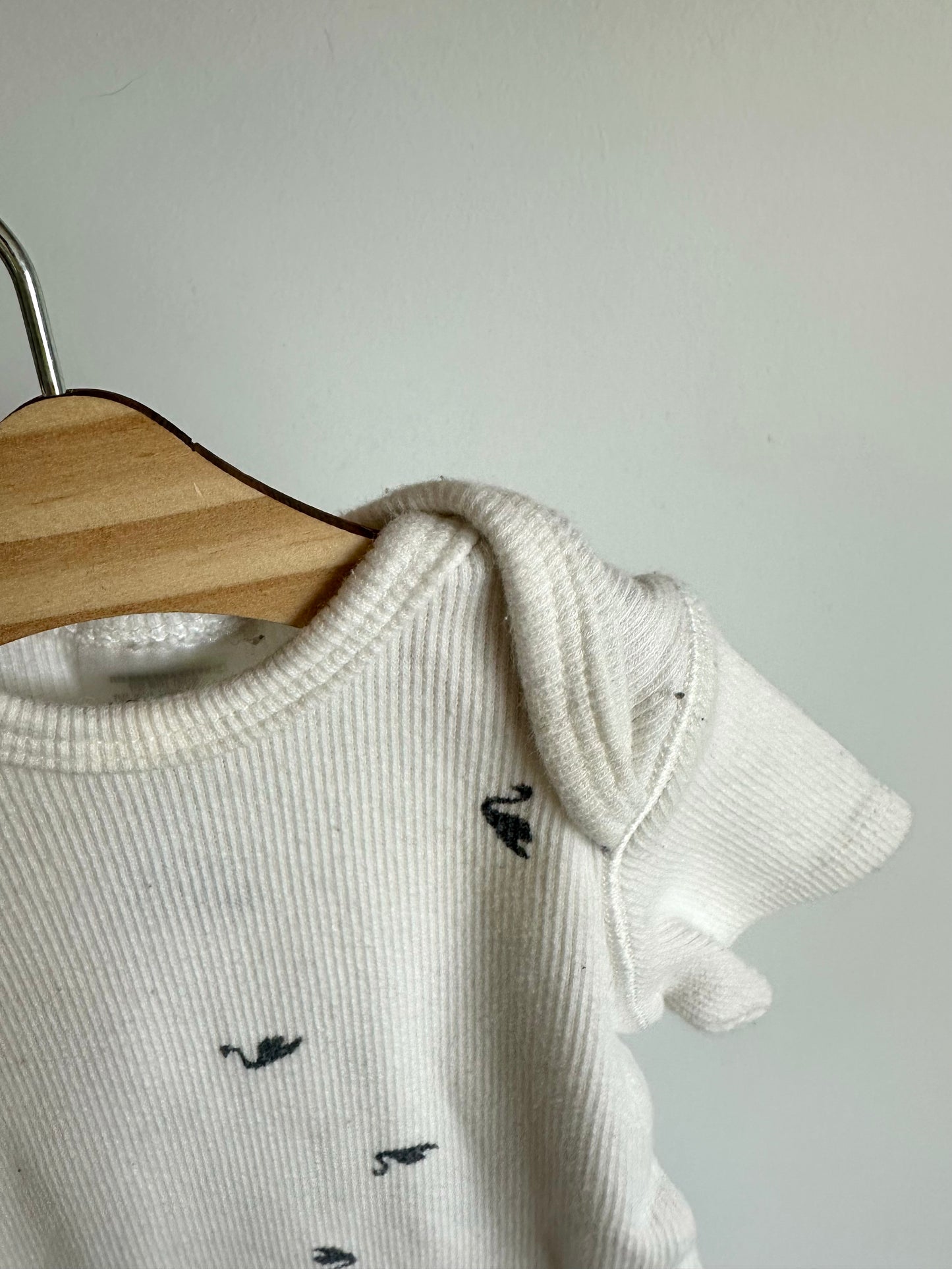Bonds Rib Swan Bodysuit / 3-6m (00)