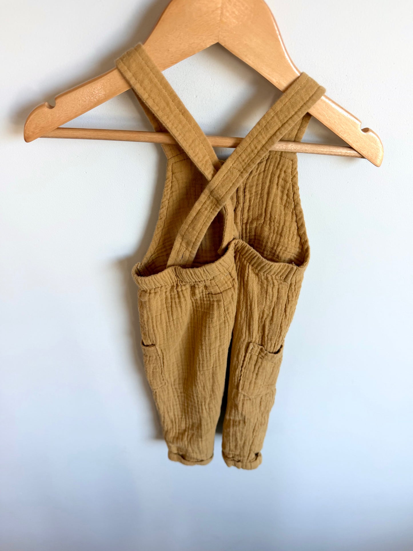 Cotton Marigold Overalls / 6m