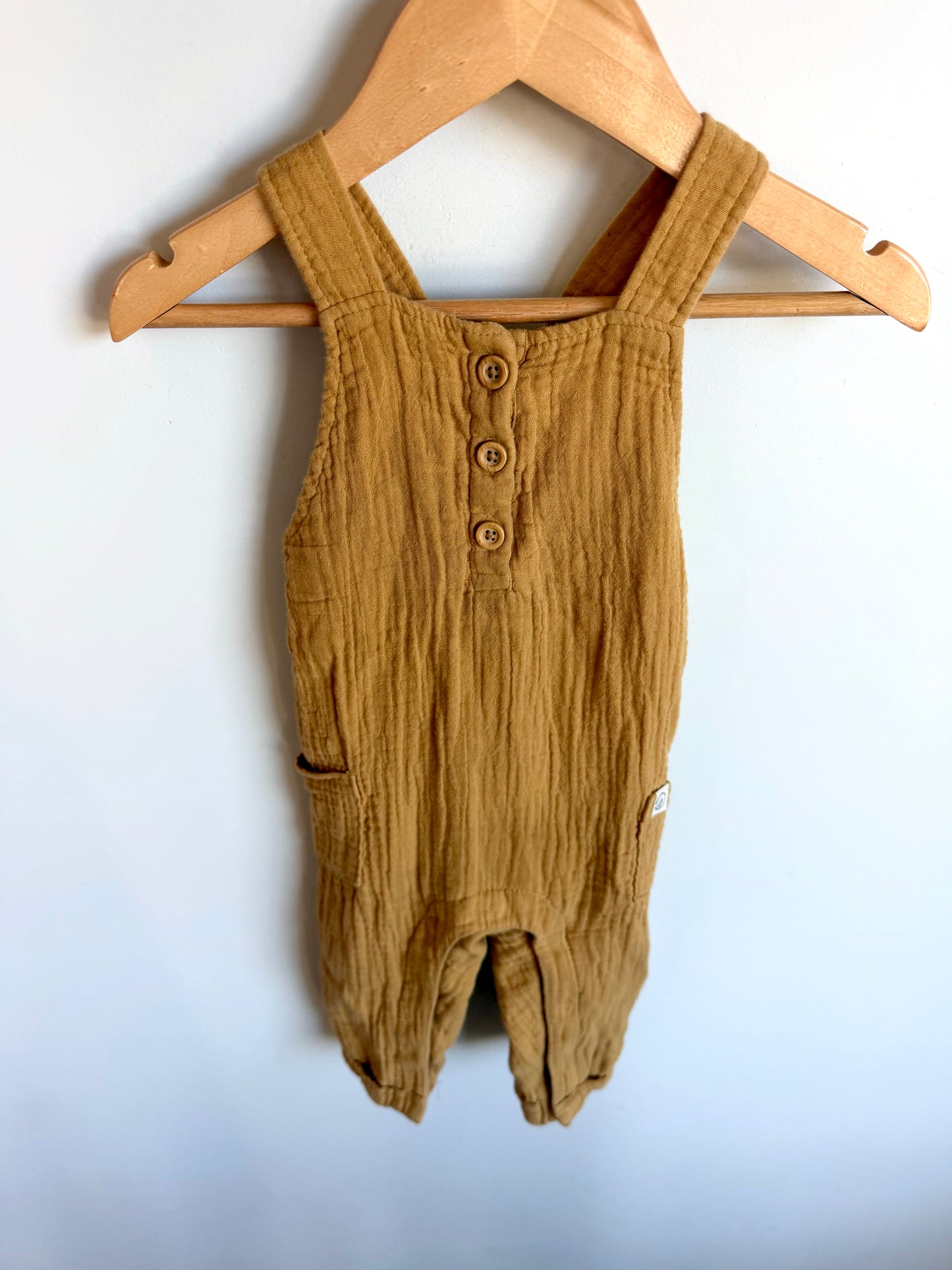 Cotton Marigold Overalls / 9m