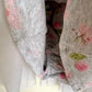 Grey Floral + Lace Dress / 0-3m