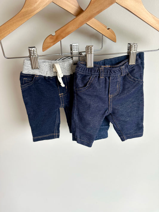 Set of 4 Newborn Pants / 0m