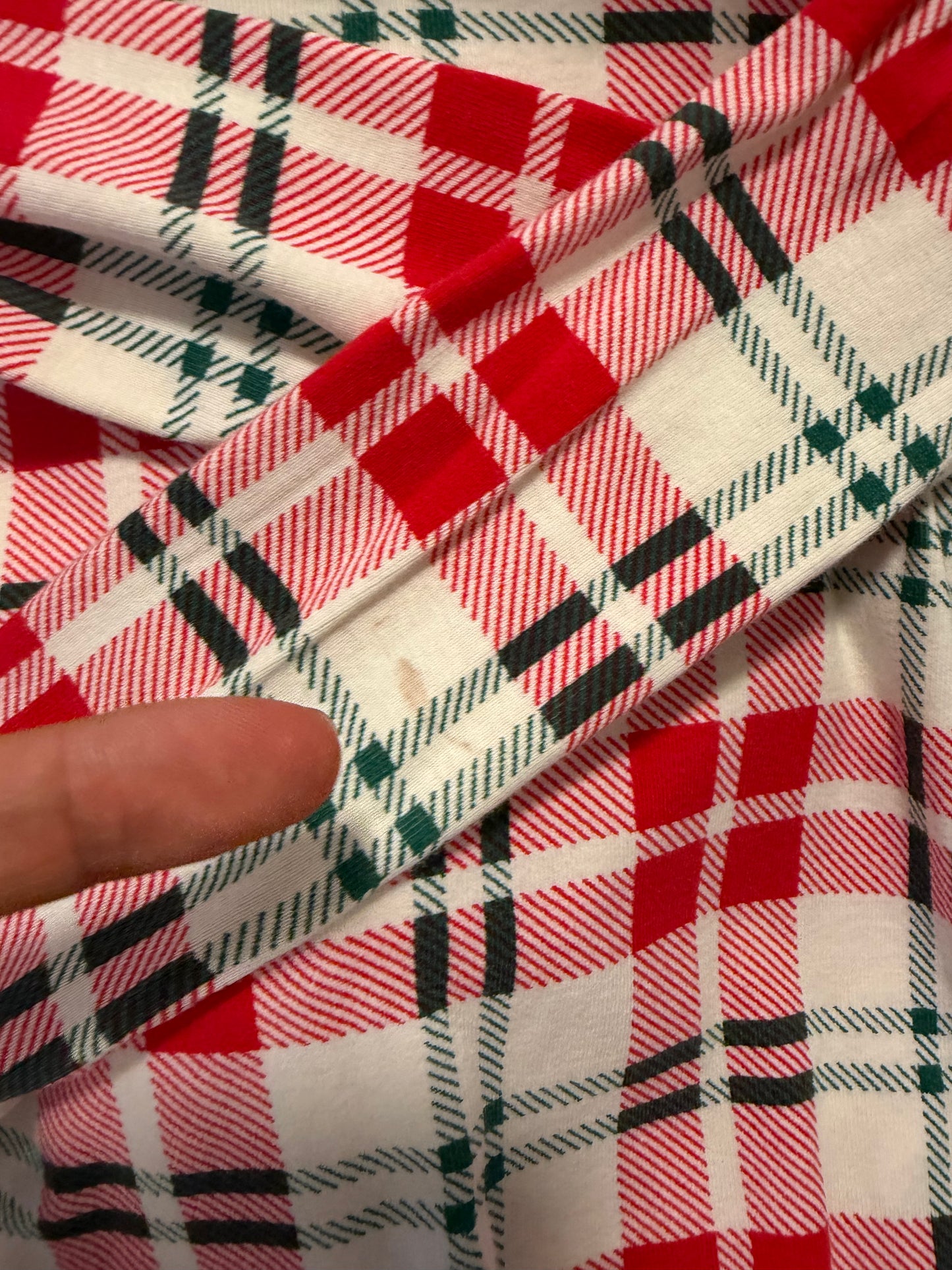 Tartan Christmas PJ Set / 3-4T