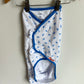 Blue Crown Swaddle Sleep Sack / 14-18lbs