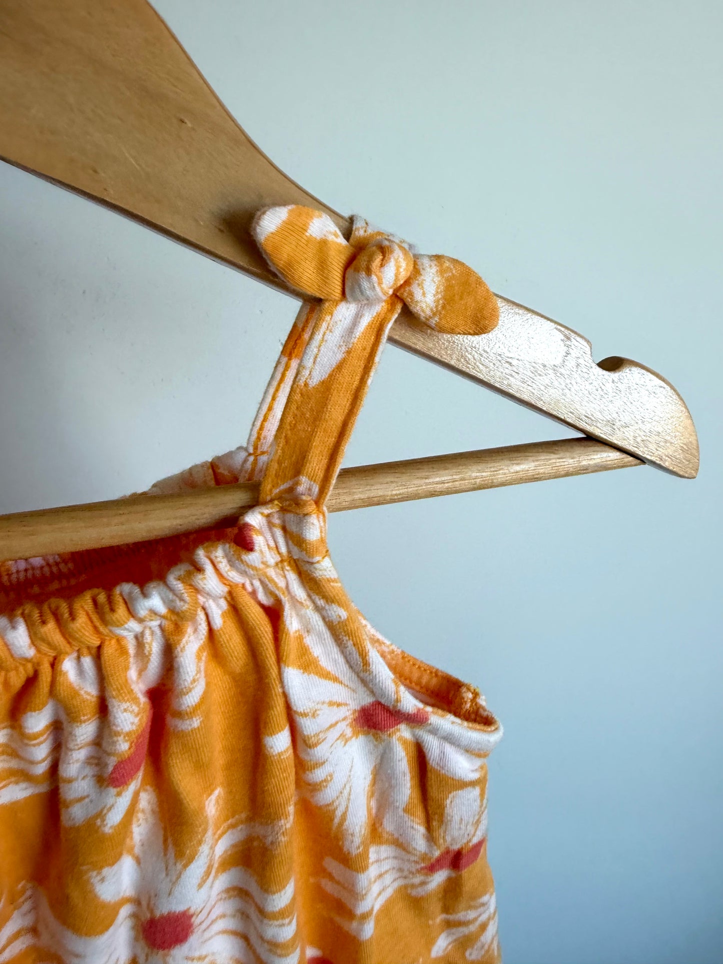 Marigold Flower Dress Bodysuit / 24m