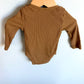 Copper Ribbed Bodysuit / 3-6m