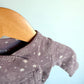 Purple Stars Wrap Bodysuit / 3-6m