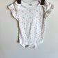 Cotton Pink Flowers Bodysuit / 0m