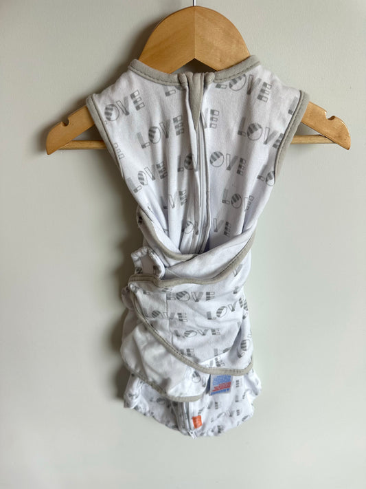 Grey Love Swaddle Sleep Bag / 14-18lbs