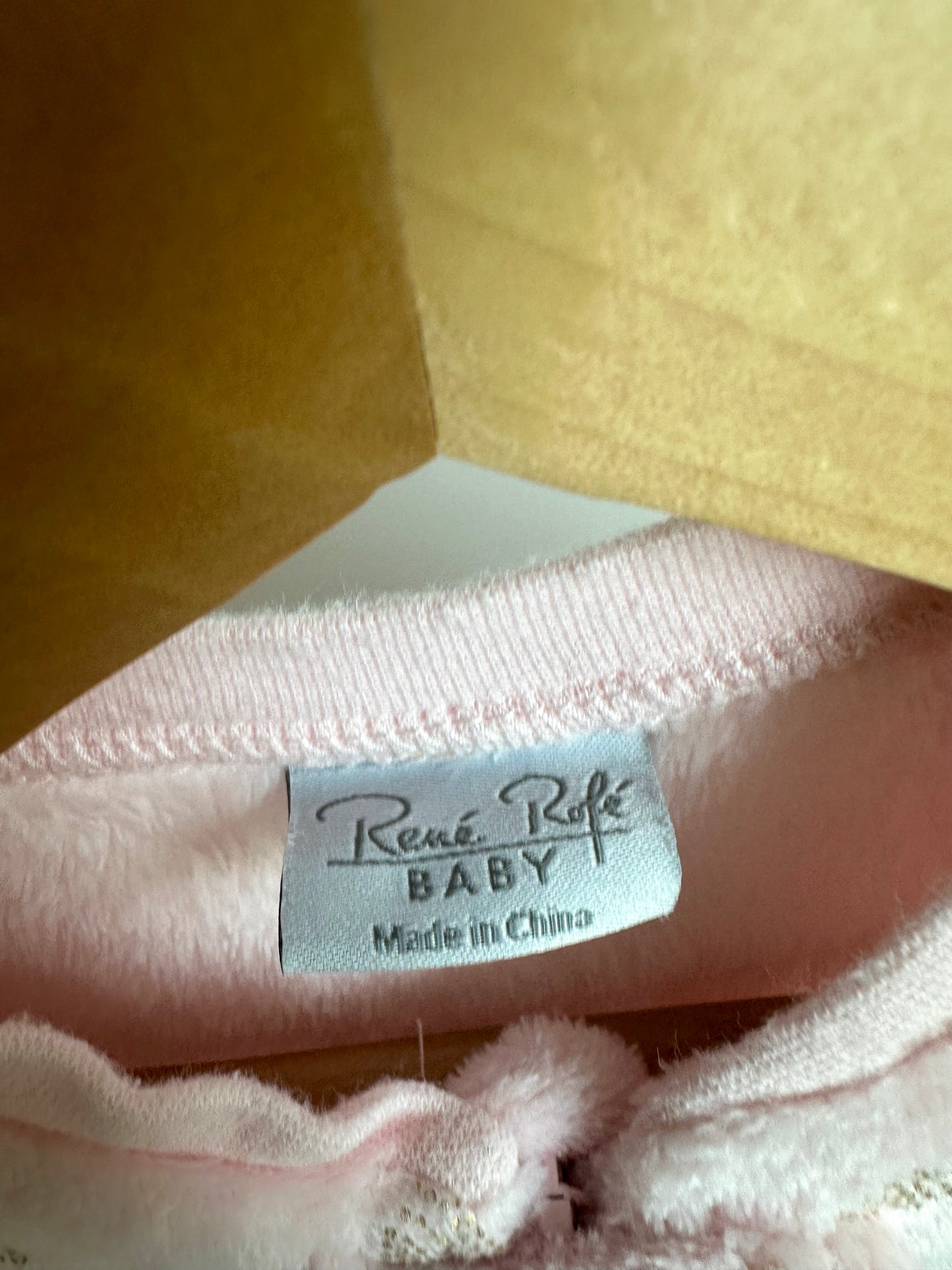 Pink Fuzzy Heart Sleeper / 6-9m