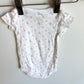 Cotton Pink Flowers Bodysuit / 0m