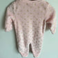Pink Fuzzy Heart Sleeper / 6-9m