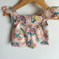 Pink Floral Top / 9m