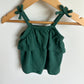 Green Ruffle Tank / 9m