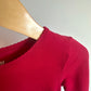 Red Long Sleeve Scalloped Neckline Top (PLAY) / 2-3T