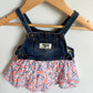 OshKosh Denim + Floral Skirt / 6m