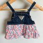 OshKosh Denim + Floral Skirt / 6m