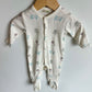 Organic Cotton Animal Pattern Snap Sleeper / 0-3m