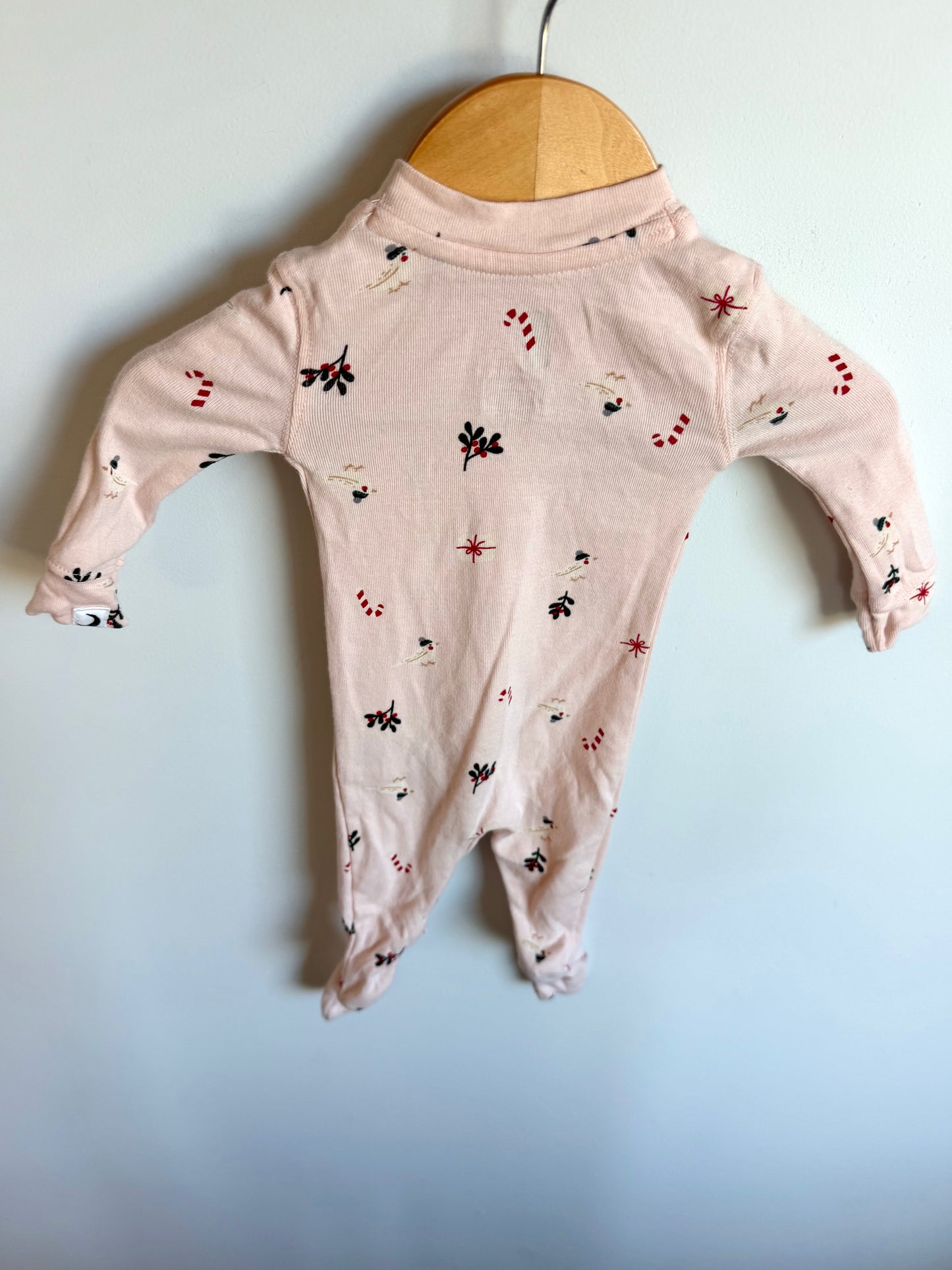 Bird Candycane Sleeper / 0-3m