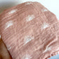 Bamboo Pink Sunshine Receiving Blanket