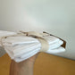 White Three Face Cloths (In Package)