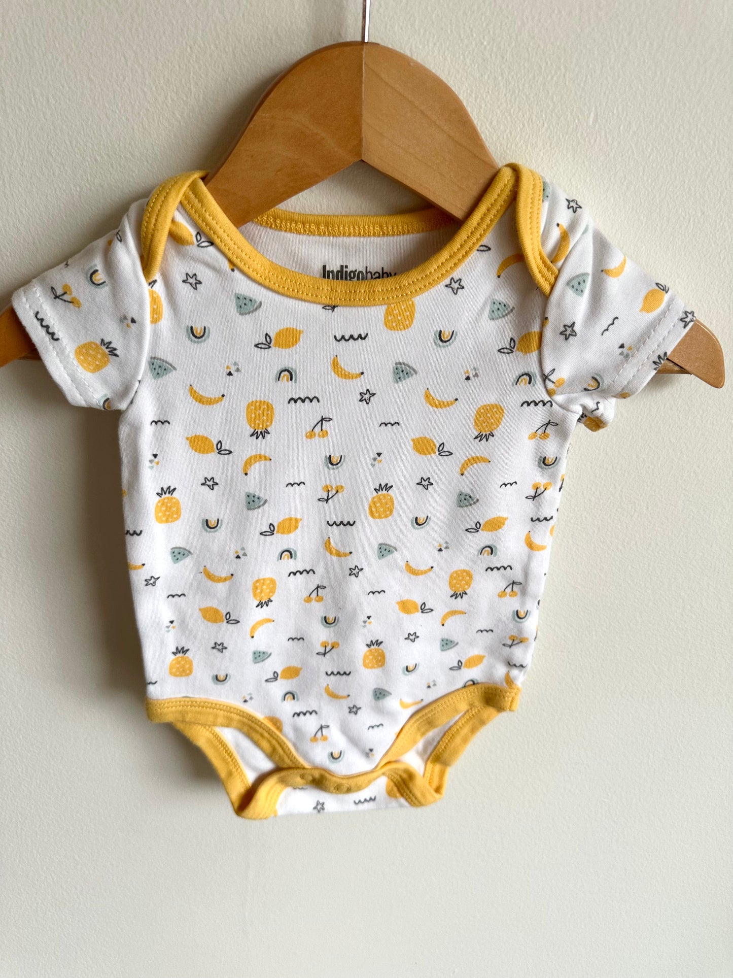 Indigo Fruit Bodysuit / 3-6m