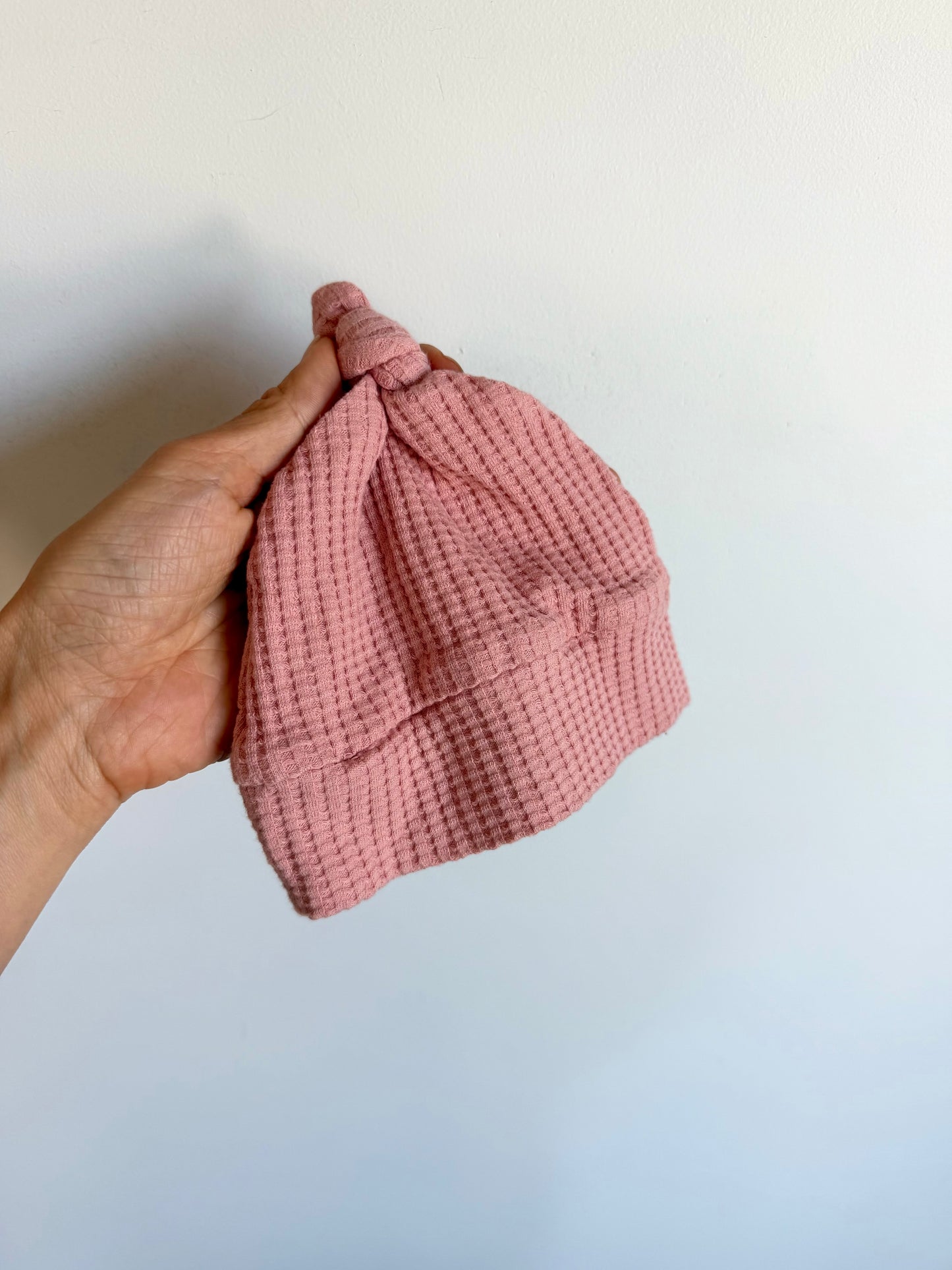 Sugar Sandwich Waffle Pink Toque / 3-6m