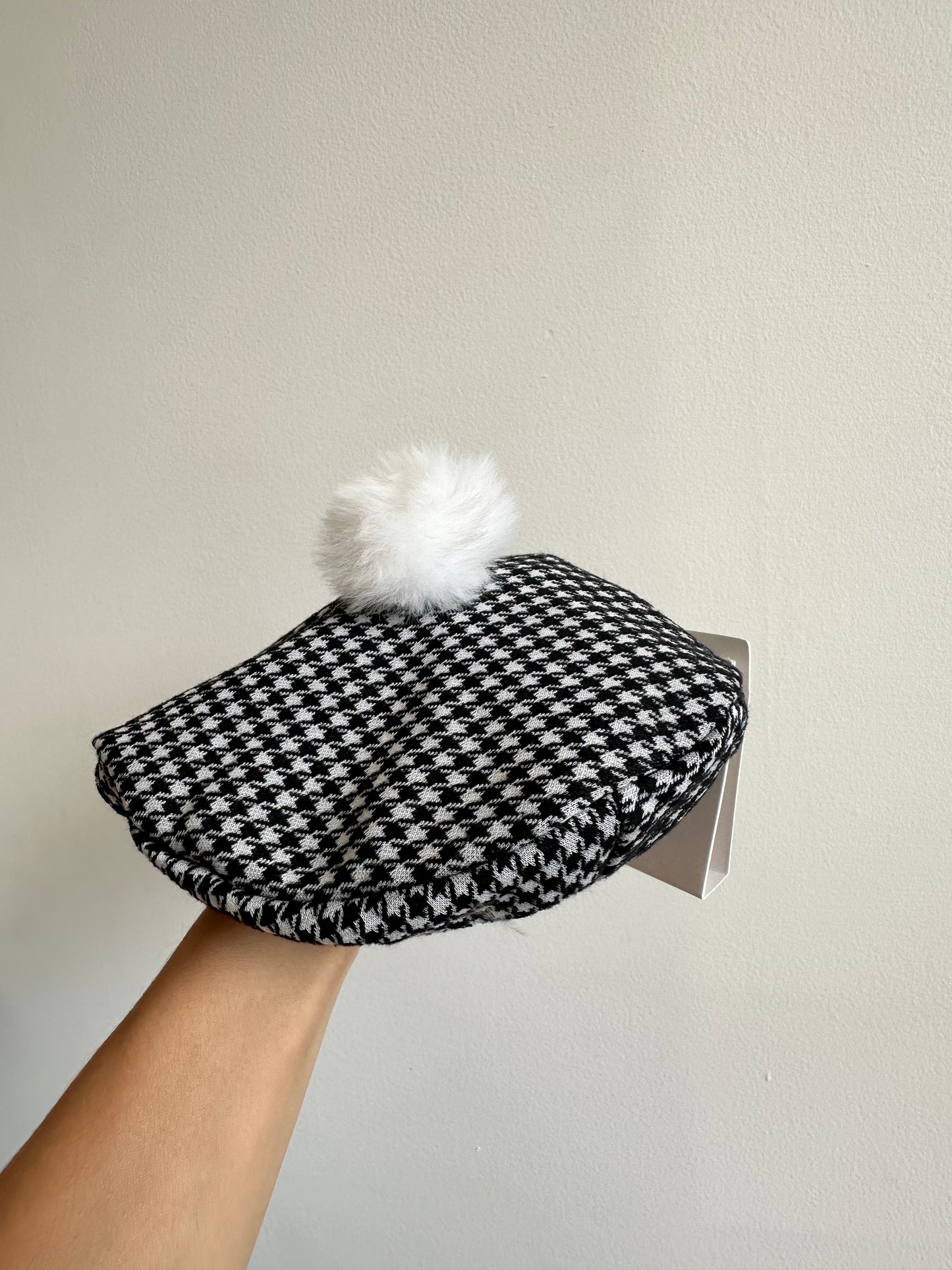 Houndstooth Beret (With Tag) / 12-18m