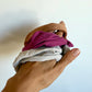 Grey, Fuchsia, Tan Headbands (3) / 3-9m?