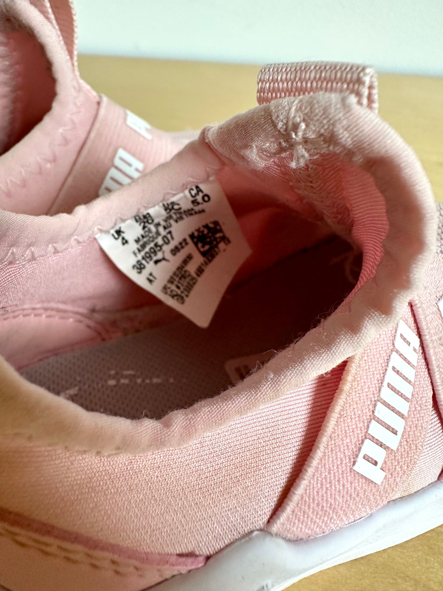 Pink Puma Sneakers / Size 4 Toddler