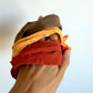 Brown, Copper, Yellow Headbands (3) / 3-9m?