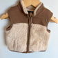 Cream + Tan Vest / 9m