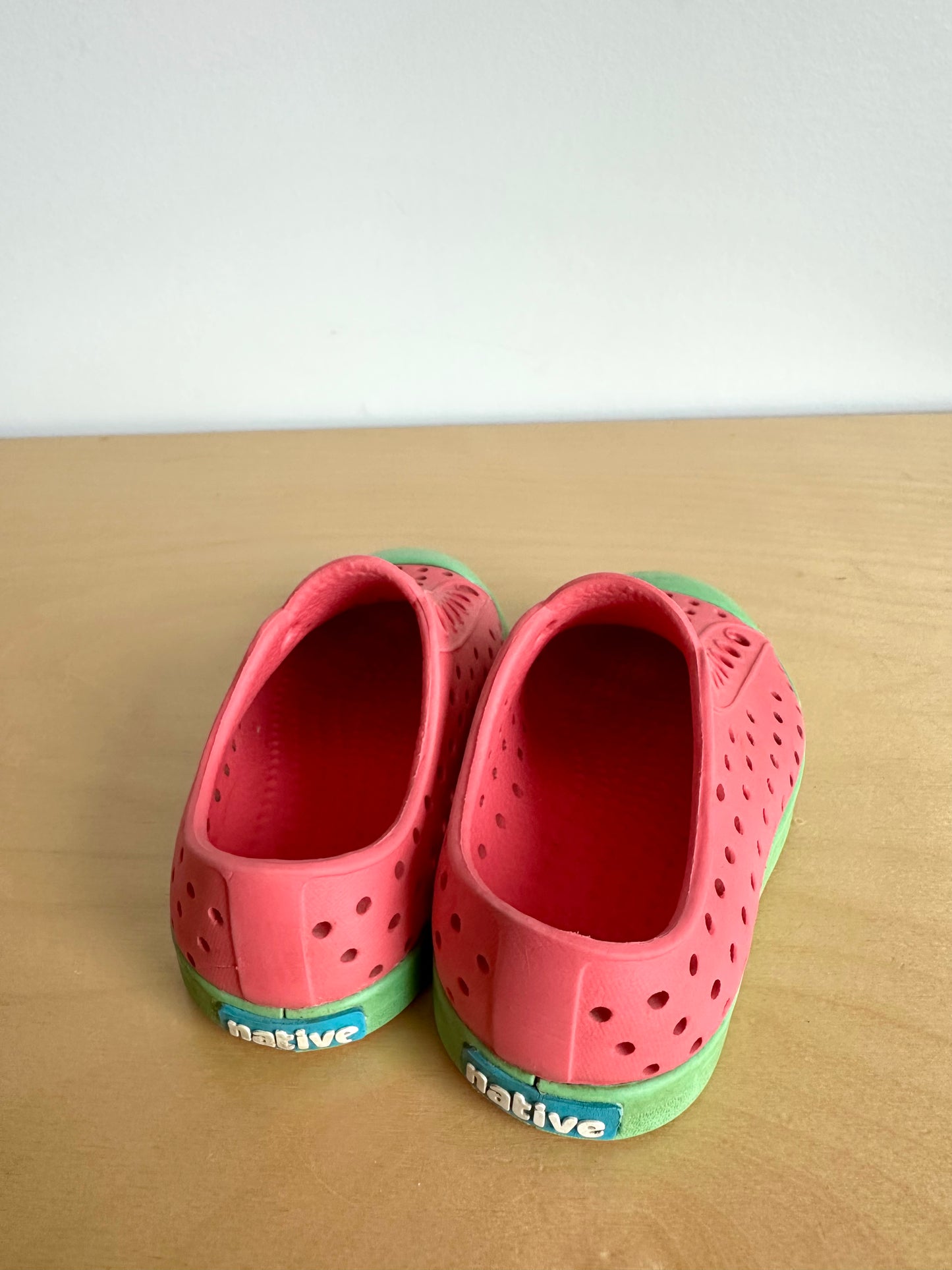 Native Pink + Green Shoes / Size 6 Toddler