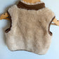 Cream + Tan Vest / 9m