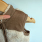 Cream + Tan Vest / 9m
