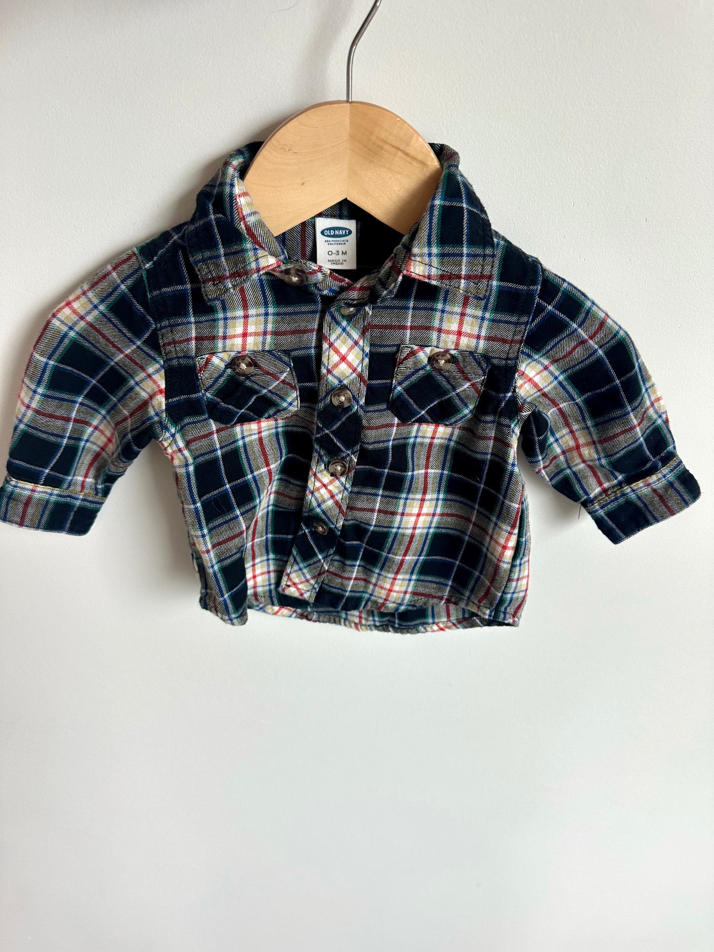 Old Navy Collared Button Up / 0-3m