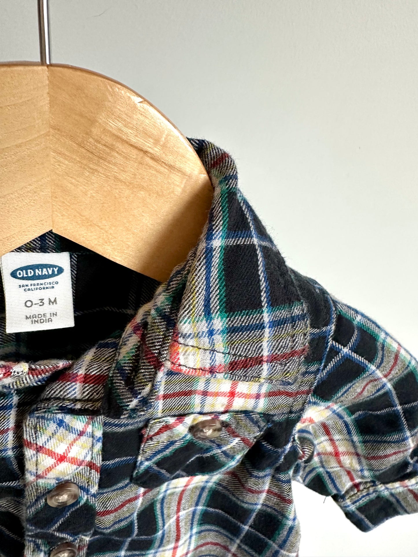 Old Navy Collared Button Up / 0-3m