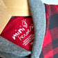 Mini Heros Buffalo Plaid Button Up Cardigan / 3m