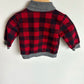 Mini Heros Buffalo Plaid Button Up Cardigan / 3m