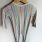 Kyte Rainbow Herringbone Sleeper / 18-24m