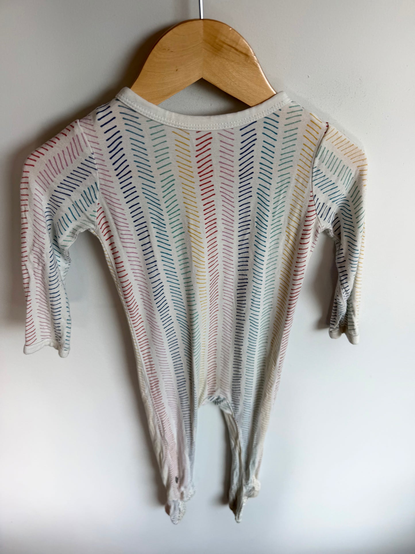 Kyte Rainbow Herringbone Sleeper / 18-24m