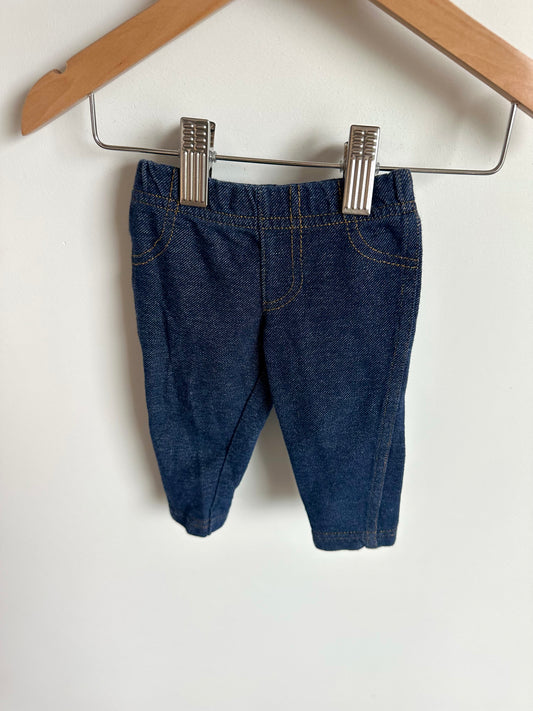 Blue Denim Look Pants / 3m