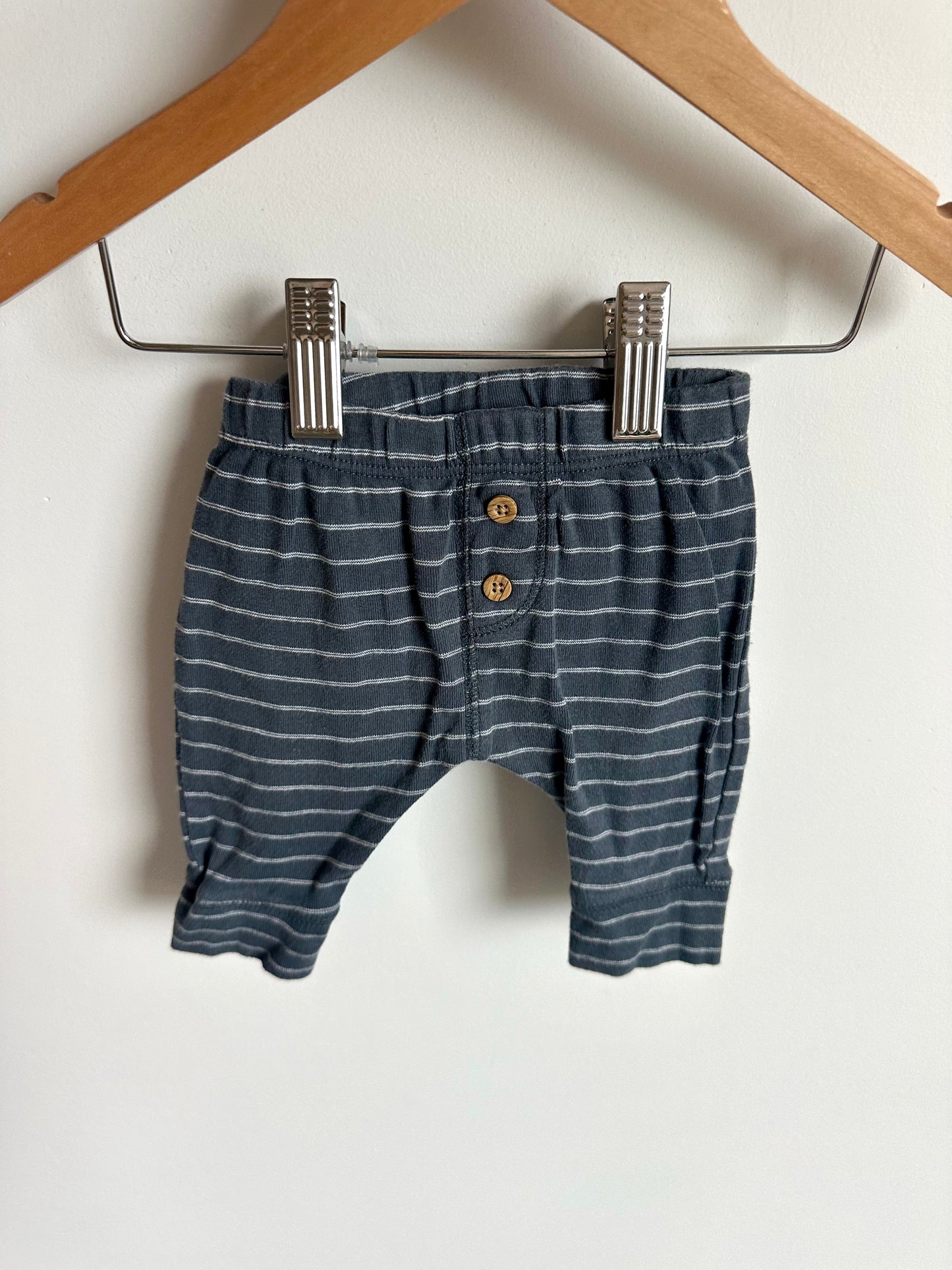 Grey Striped Pants / 3m